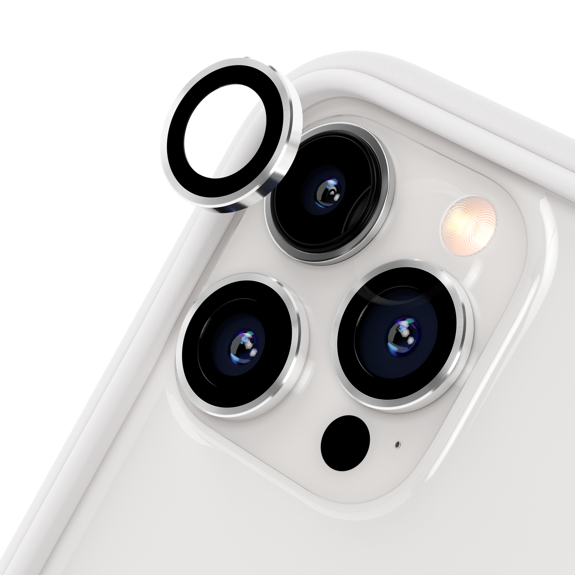 Uyiton Protector de lente de cámara para iPhone 14 Pro/iPhone 14 Pro Max,  [protección contra caídas] cubierta de cámara de vidrio templado 9H